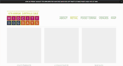 Desktop Screenshot of dogdaysdc.com
